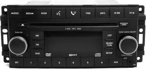 OEM 2007-2008 Dodge Avenger Chrysler Sebring AMFM 6 Disc DVD 05064111AJ Face REQ
