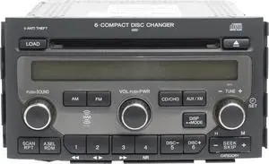 Honda 2006-2008 Pilot AM FM Satellite Ready Radio 6 Disc CD 1BV1 39100-S9V-A500 Honda 2006-2008 Pilot AM FM Satellite Ready Radio 6 Disc CD 1BV1 39100-S9V-A500
