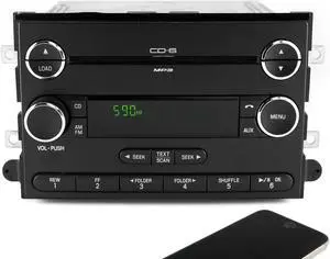 08-09 Fusion Milan Radio AM FM 6 Disc Player w Bluetooth Upgrade 9E51-18C815-DA