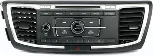13-15 Honda Accord AM FM CD Player Auxiliary Radio with Air Vents 39100-T2A-A220