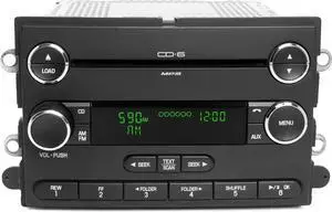 2009-10 Lincoln MKX / 2009 Ford Edge AM FM Radio MP3 w/ 6 Disc CD 9T4T-18C815-GB