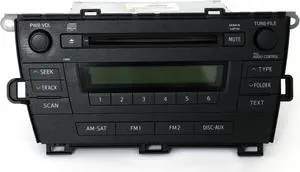 2010-2011 Toyota Prius AM FM Radio mp3 CD Face ID 51883 86120-47290