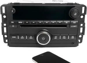 2008 Buick Enclave AM FM CD Player Radio w Aux Input Bluetooth Upgrade 25831565