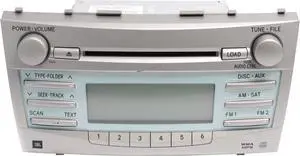 2007-09 Toyota Camry AM FM Radio Satellite 6 Disc CD Player 86120-33A00 51822