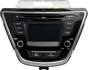 2014-16 Hyundai Elantra AM FM Radio XM Single Disc CD MP3 Player 96180-3X165GU