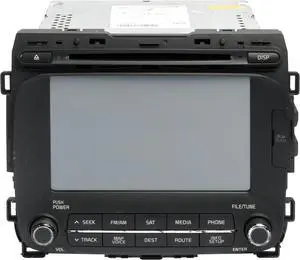 2014-2016 Kia Forte AM FM Radio Navigation Single Disc CD Player 96560-A7105WK