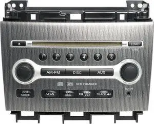 1 Factory Radio 09-10 Nissan Maxima AM FM 6 Disc CD w Aux 281859N72B Face CY61D