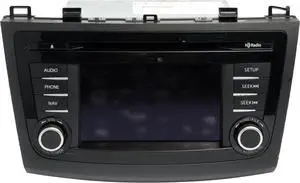 2012-2013 Mazda 3 AM FM Radio Navigation Screen Single Disc CD Player BGV766DV0