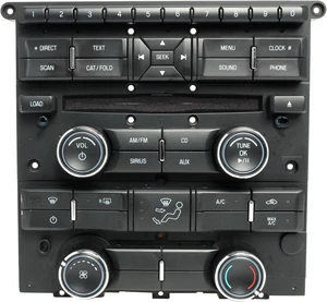 Radio and Climate Control Panel Ford 2011-2014 Mustang CR3T-18A802-JA Radio and Climate Control Panel Ford 2011-2014 Mustang CR3T-18A802-JA