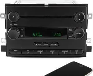 05-06 Ford F150 AM FM Radio w CD Player Radio w Bluetooth Upgrade 6L3T-18C869-AD