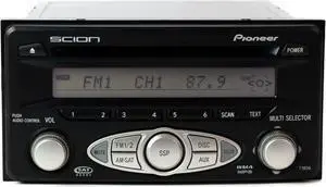 06-07 Scion tC xA xB AM FM Radio Mp3 CD w Satellite 08600-21802 Face Code T1806