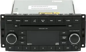 2008 Chrysler 2007-2008 Dodge AM FM Radio CD Player w Auxiliary P05064410AF RES