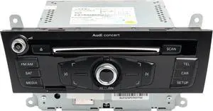 2013-2016 Audi A4 AM FM Radio Single Disc CD Concert Audio System 8R1035186Q
