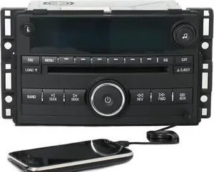 2007-2008 Chevy Cobalt Pontiac G5 AM FM Radio 6 Disc Player w Aux Input 25780215