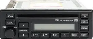 2002-04 Kia Spectra AM FM Receiver Single-Disc CD Player 1K2BC6686XA