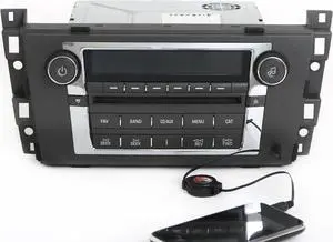 Cadillac DTS SRX 2007-2009 AM FM 6 Disc CD Player Radio with Aux Input 25808215 Cadillac DTS SRX 2007-2009 AM FM 6 Disc CD Player Radio with Aux Input 25808215