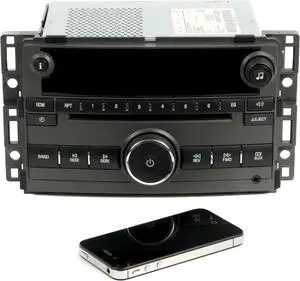09-11 Chevrolet HHR Single OEM AM FM CD Player Aux w Bluetooth Upgrade 25833527