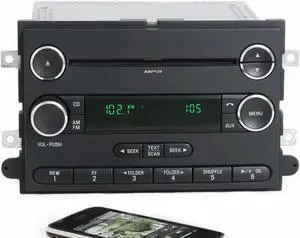 Ford Fusion 2007-09 Mercury Milan AMFM CD Radio w Bluetooth Music 8E5T-18C869-BG