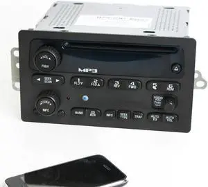 2005-12 Chevrolet GMC Buick AM FM CD Player Radio w Bluetooth Upgrade 15216905