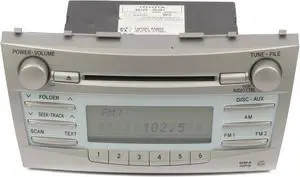 2008 OEM Toyota Camry AM FM Radio CD Player Part Number 86120-06181 Face 11832 2008 OEM Toyota Camry AM FM Radio CD Player Part Number 86120-06181 Face 11832