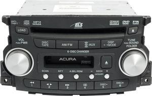 2007-08 Acura TL AM FM Radio Single Disc CD DVD MP3 Player 39100-SEP-A100 1TB4