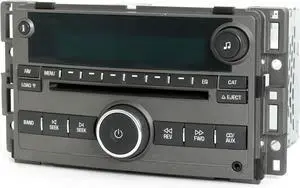 Chevy 2006-2008 HHR Radio AM FM 6 Disc CD w Aux Input Gray 15832814