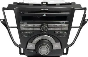 2009 Acura TL AM FM Radio Sirius XM Single CD MP3 DVD Player 39100-TK4-A100 3PB0