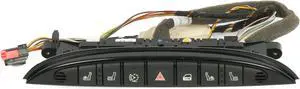 Jaguar 2008 XJ Hazard Button and Seat Control Panel Module 5W93-14B560-SCA