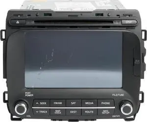 2014-2016 Kia Forte AM FM Radio Single Disc CD Player w Navigation 96560-A7100WK