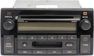 2005-06 Toyota Camry AM FM Radio Receiver CD Cassette 86120-AA170 AD6809