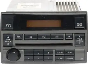 2005-2006 Nissan Altima AM FM Radio Single-Disc CD Player Part Number 28185ZB10A 2005-2006 Nissan Altima AM FM Radio Single-Disc CD Player Part Number 28185ZB10A