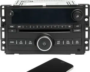 2008 Chevrolet HHR AM FM Radio Bluetooth Aux Single Disc CD Player 15951996