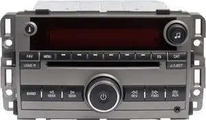 2008 Saturn Vue AM FM Radio 6 Disc CD Player w Auxiliary Input 25866725 US8