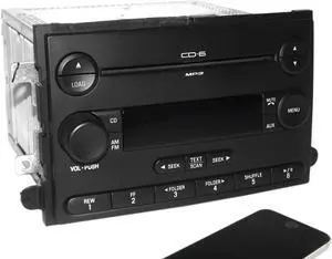 2007 Ford Fusion Mercury Milan Radio AM FM 6 CD Mp3 w Bluetooth 7E5T-18C815-BE