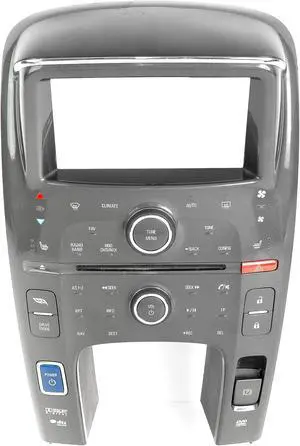 2011 Chevrolet Volt Single Radio Climate Full Control Panel Bezel 22740355