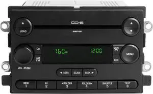 2006 Ford Freestar AM FM MP3 Van Radio w/ 6 Disc CD Player 6F9T-18C815-BA