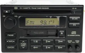 2002 Kia Optima Magentis OEM AM FM Radio Single CD Cassette Player 96190-3C101