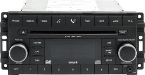 2008-09 Jeep Liberty AM FM Receiver 6-Disc CD Player MP3 DVD XM 05064932AD RES