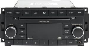 2008-2009 Chrysler 300 AM FM Aux Single Disc CD MP3 Player 05064410AD OPT RES