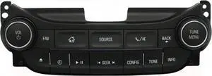 2014-16 Chevrolet Malibu AM FM Radio Control Module Part Number 23430067 Opt UFU