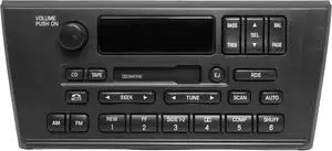 2000-2001 Lincoln LS OEM AM FM Cassette Radio with CD Controls YW4F-18C870-AA
