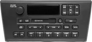 2000-01 Lincoln LS OEM AM FM Cassette Player Radio w CD Controls XW4F-18C870-AH