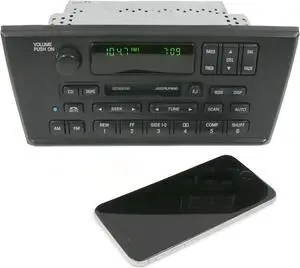 Lincoln 2000-01 LS AM FM Cassette Radio w CD Control & Bluetooth XW4F-18C870-BK