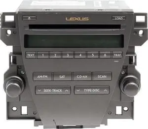 2010-12 Lexus ES350 AM FM Radio Satellite 6 Disc CD Player 86120-33E40 Opt P1869