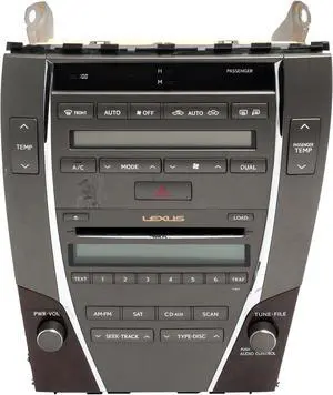 2010-12 Lexus ES350 AM FM Radio 6 Disc CD Player w AC Controls 86120-33E40 P1869