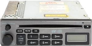 2000-2002 Hyundai Accent AM FM Radio Receiver Single Disc CD Player 96160-25306