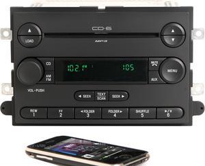 2007 Ford F-150 Truck Radio AM FM 6 Disc CD Player w Bluetooth - 7L3T-18C815-SA