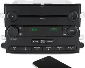 2006 Ford Explorer Mercury Mountaineer Radio w Bluetooth Upgrade 6L2T-18C869-AG