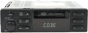 Kia Sedona 2002-2005 AM FM Radio Cassette Player w Display 0K54X 66 860 C