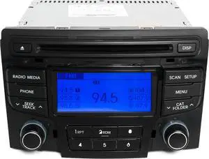 Hyundai Sonata 2012-2015 Radio AM FM mp3 Single Disc CD w XM 96180-3Q6004X